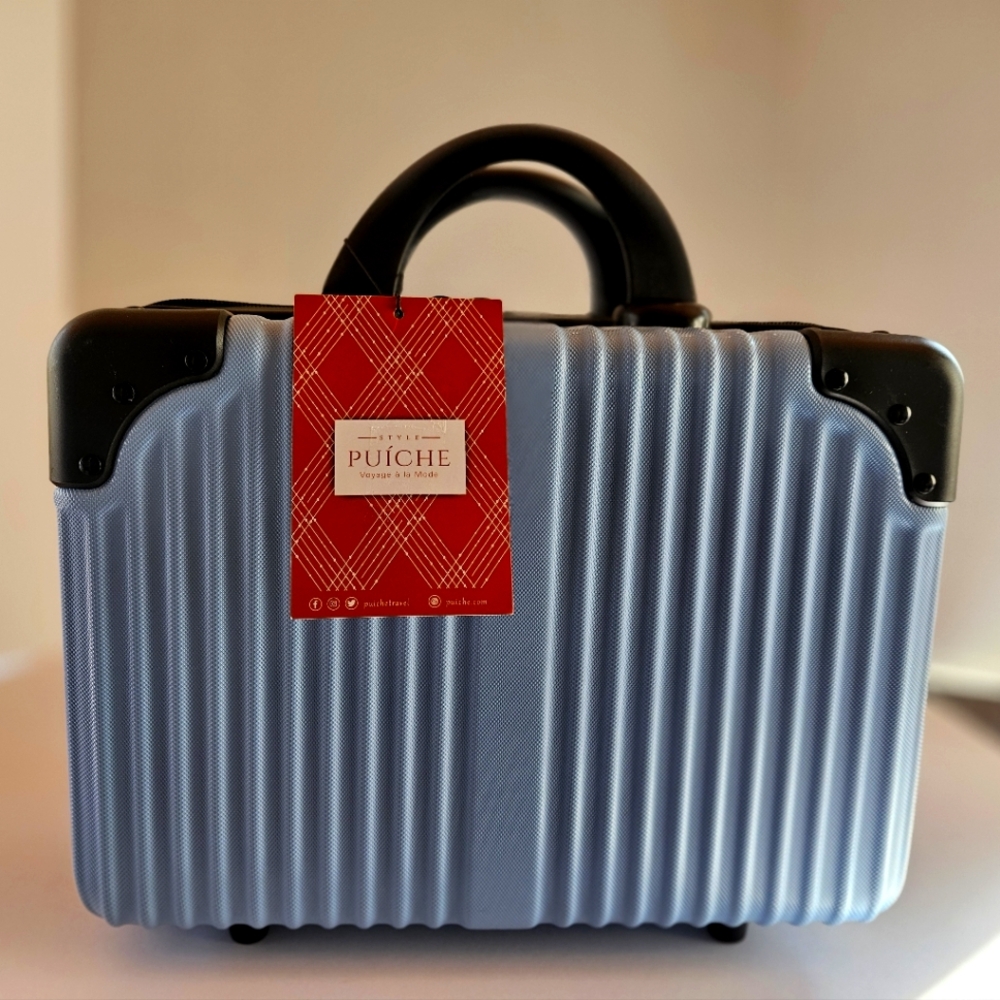 Puiche Vanity Luggage Bag, Toiletry Bag Hard Case